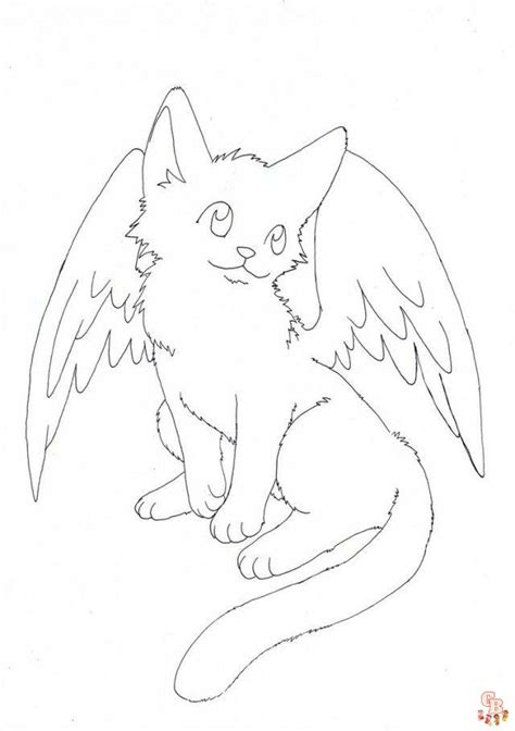 Cat Dragon Coloring Page Coloring Pages Free Printable Coloring Pages