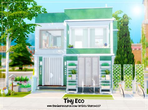 The Sims Resource Tiny Eco House Nocc By Sharon337 • Sims 4 Downloads