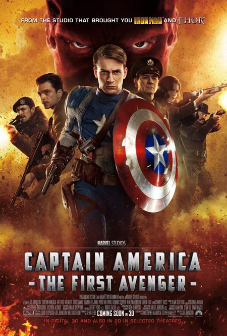 El Nuevo Cartel Del Capitán América El Primer Vengador Ya Está Aquí Y