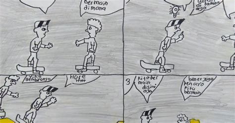 Biarkan ia seperti ini (untuk akronim dalam bahasa inggeris). √Contoh Komik yang Menarik Karya Anak Kelas 5 SD - gurune.net