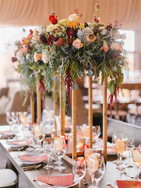 Ideas And Advice By The Knot Tall Floral Arrangements Tall