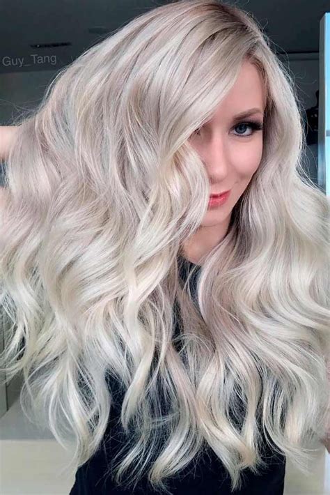 best platinum blonde hair ideas for 2023 Платиновая блондинка Укладка длинных волос Стильный