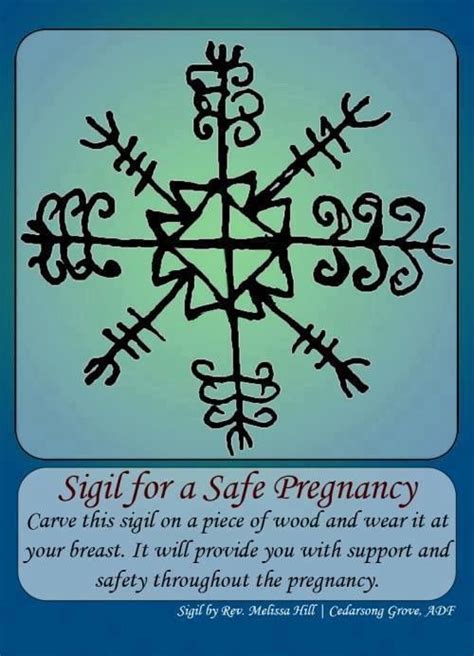 Safe Pregnancy Sigil Pregnancy Safe Products Pregnancy Spells Witchcraft Spell Books