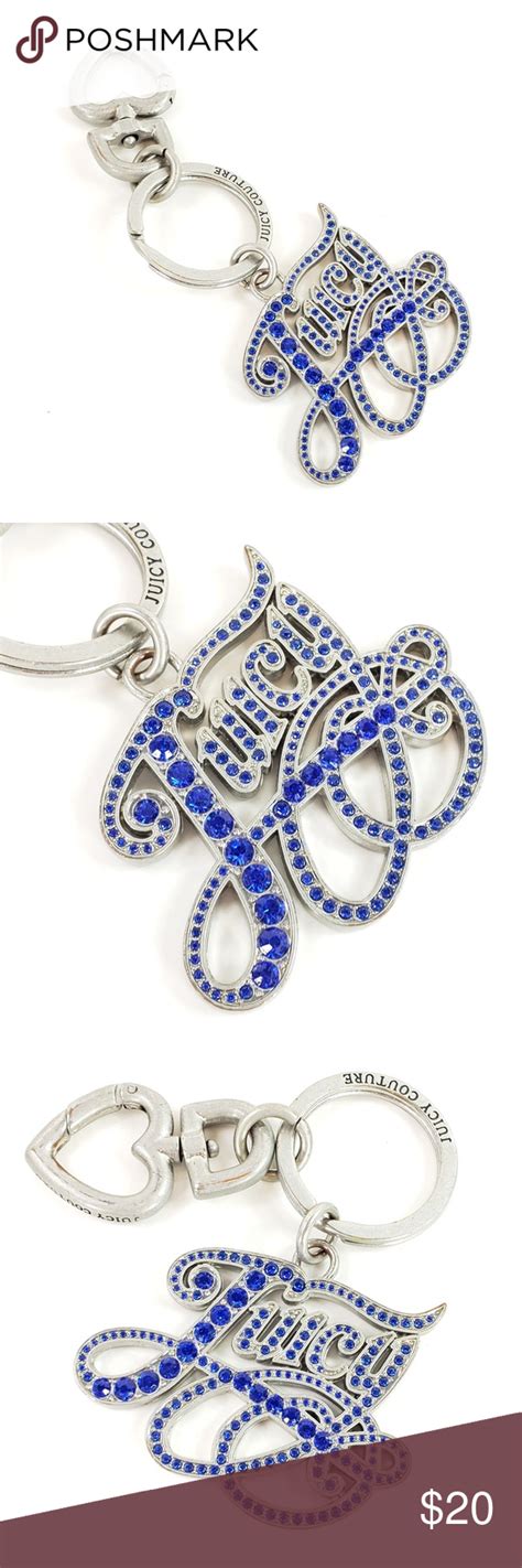 Juicy Couture Keychain Juicy Couture Accessories Juicy Couture Blue