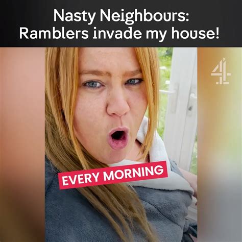 She Cant Stop Nightmare Neighbour From Hell Walking Into Her House