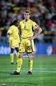 Brian McBride of the Columbus Crew waits on the field during a game ...