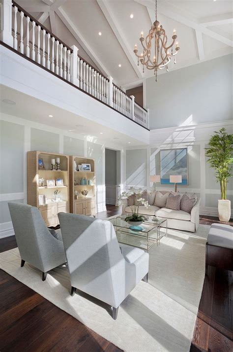 Florida Home With Elegant Coastal Interiors Living Room