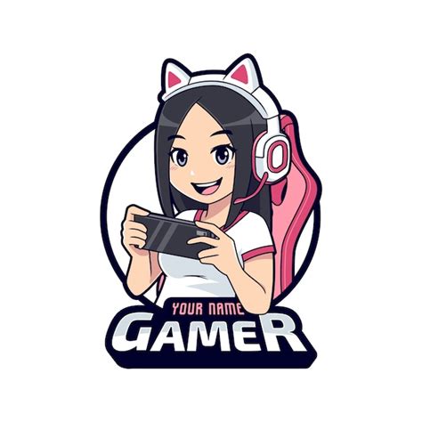 Gamer Girl Svg