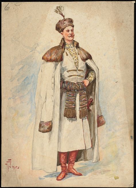 Unidentified Italian Opera Costume Design Plate 6 By W Fasienski Artvee