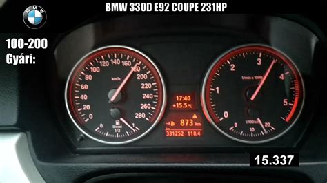 BMW 330D E92 COUPE 231HP OPTIMALIZÁLÁS 280HP MTChip YouTube