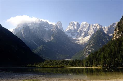 Monte Cristallo Vom Dürrensee Aus Gesehen Foto And Bild Europe Italy