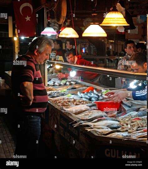 Turkey Fethiye Fish Market Stock Photo Alamy