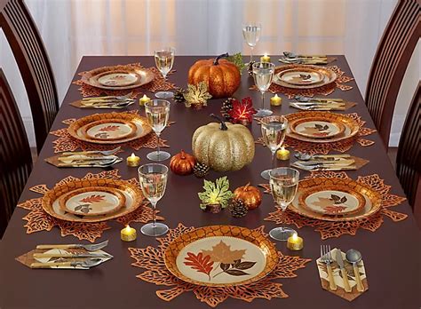 Thanksgiving Shimmer Tablescape Ideas Party City