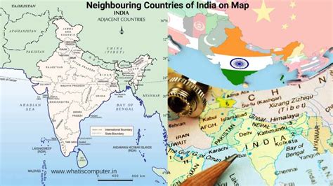 10 Neighbouring Countries Of India And Their Capitals Map And All Information
