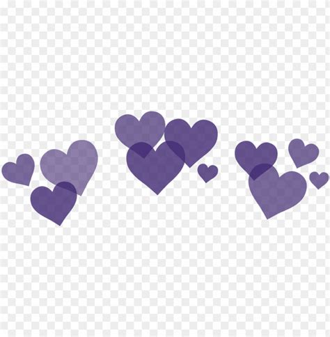 Free Download Hd Png Hearts Png Tumblr Blue Heart Crown Png Image