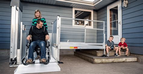 Vertical Platform Lift For Wheelchairs At Home Cor Freedom