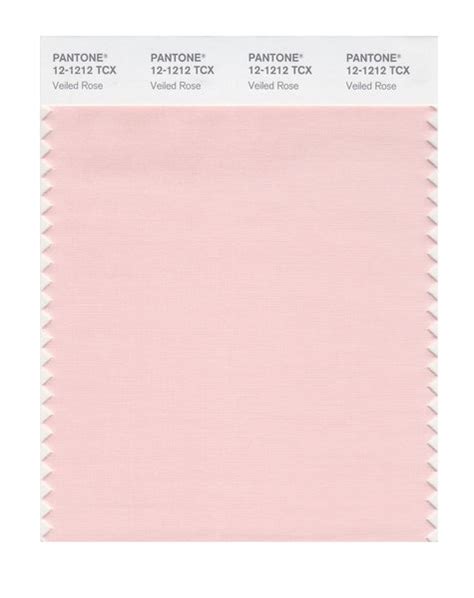 Pantone Smart Color Swatch Card 12 1212 Tcx Veiled Rose Columbia Omni
