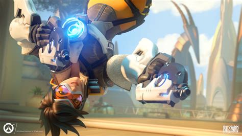Tracer Overwatch Action Wallpapers Hd Wallpapers Id 17760