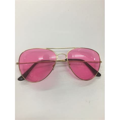 Aviator Novelty Sunglasses Pink