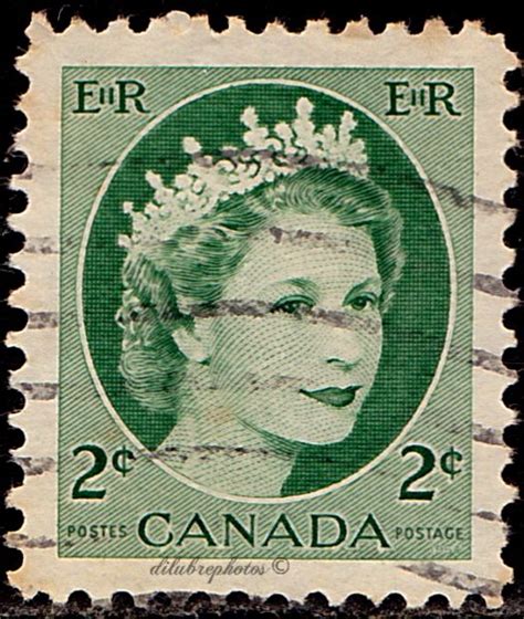 Canada Elizabeth Ii Scott 338 A144 Issued 1961 2c Ldb Vintage