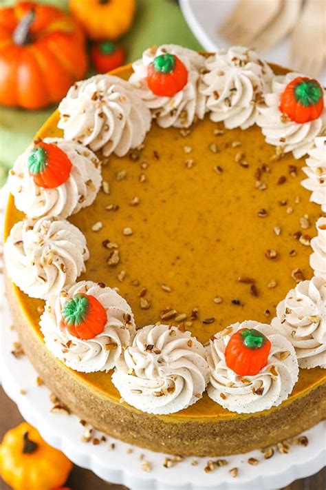This cheesecake is still so creamy and rich, and nothing's better than a 'nilla wafer crust. Easy Pumpkin Cheesecake Recipe with Cream Cheese Whipped ...