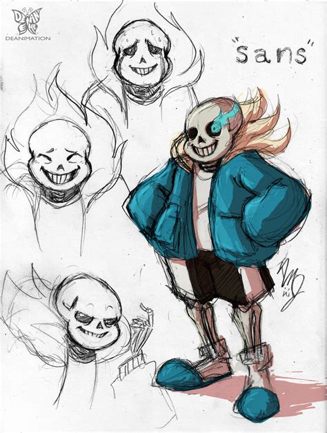 Undertale Sans Sketches By Deanimej On Deviantart