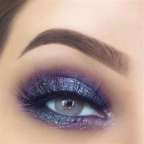 Sombra De Glitter Roxo Pinterest Makeup Eye Makeup Purple Eye Makeup