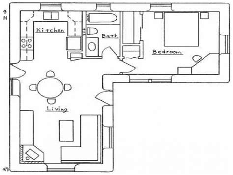 A home office can also be used as an extra bedroom or rec room down the road. Image of: Small L Shaped House Plans | L shaped house ...