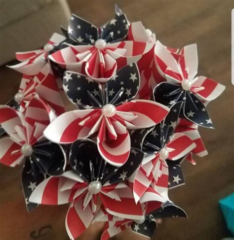 Red, white & blue flowers delivered! Items similar to 4th of july flowers, american flag ...