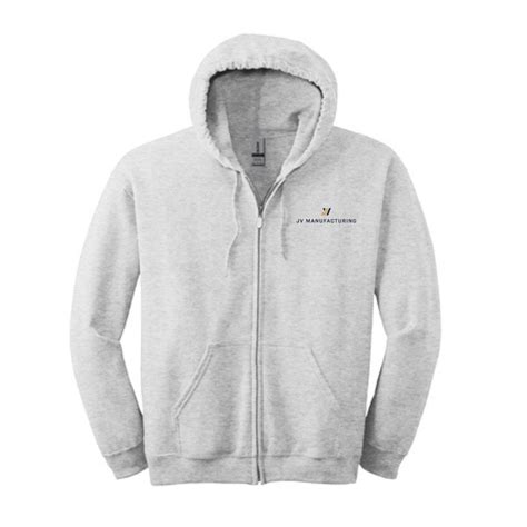 Full Zip Hoodie Jv Manufacturing Gross Embroidery And Sign Shop