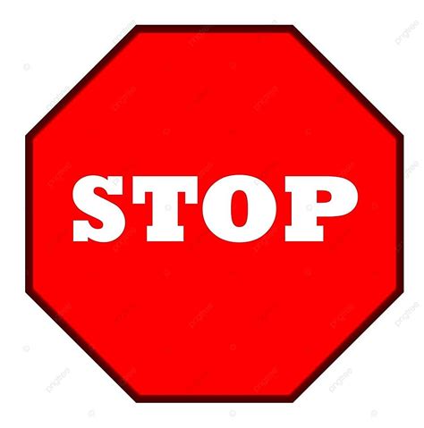 Red Stop Sign Background Modern Hexagonal Photo And Picture For Free
