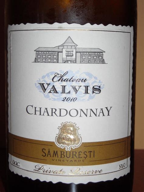 Chateau Valvis Chardonnay Sec 2010 Oenolog