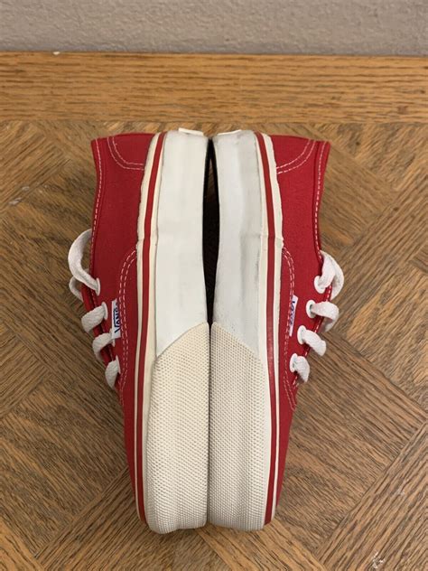 Vintage Vans Van Doren Made In Usa Authentic Red 60s Gem