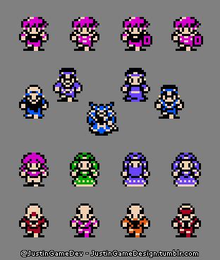X De Make Of Crystalis Pixel Art For The Nes By Justingamedesign On