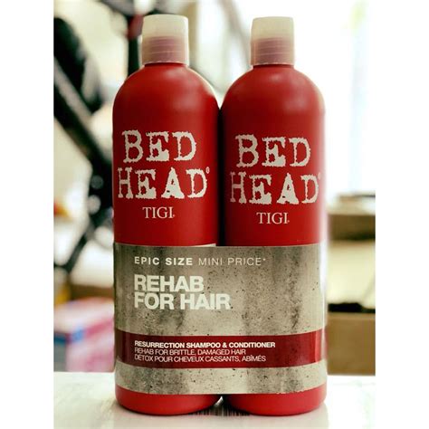 Dầu Gội Xả Tigi 3 Bed Head Urban Antidotes Resurrection Đỏ Đông