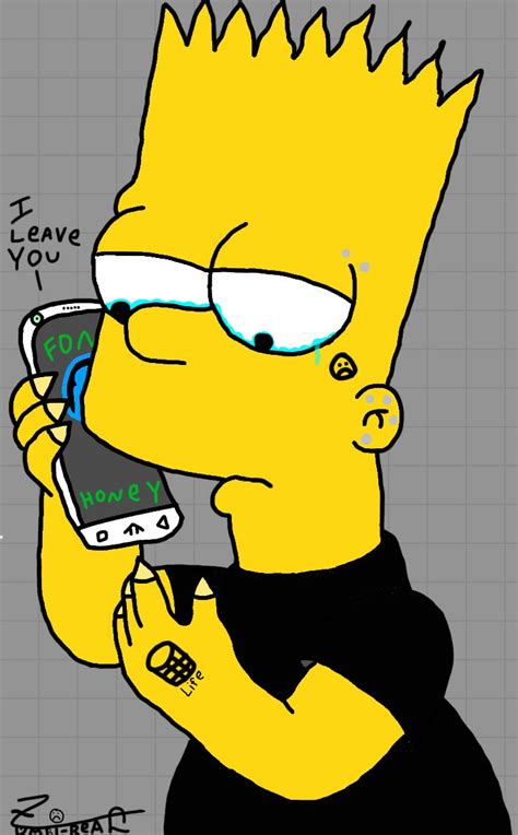 Imagens Bart Simpson Sad Boy