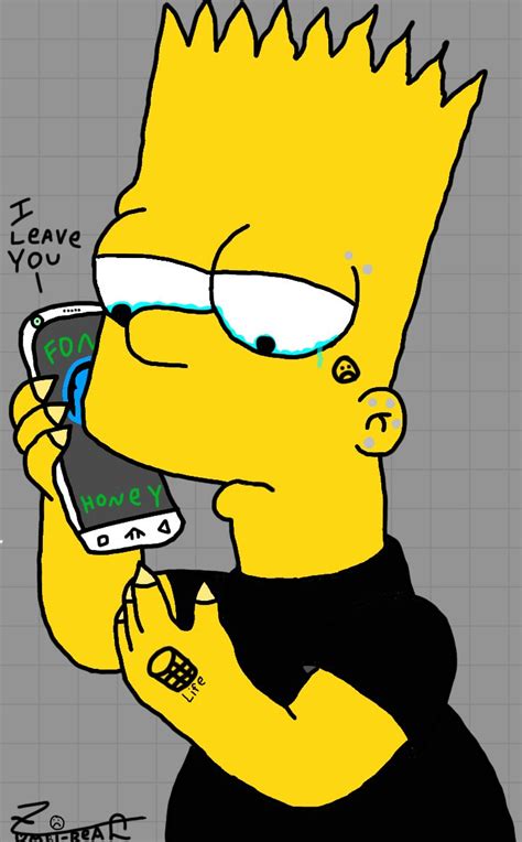 En español de españa, su voz es doblada por sara vivas, mientras que en hispanoamérica es doblado por marina huerta hasta la novena temporada, siendo reemplazada desde la décima. Imagens Bart Simpson Sad Boy