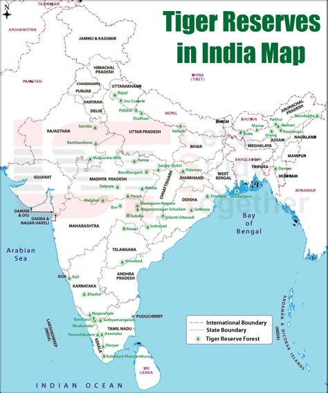 All 50 Tiger Reserves In India Updated Complete List Download In Pdf