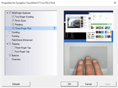 How To Enable Or Disable Synaptics Touchpad And Clickpad Gestures