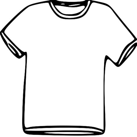Free T Shirt Outline In Vector Graphics