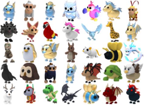 Adopt Me Pet Ages List All Adopt Me Pets Common To Legendary List