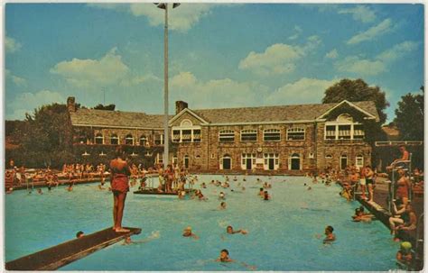 Oglebay Park Wheeling Wv Swimming Pool 1960s West Virginia Wheeling