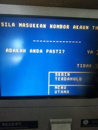 Registration of tabung haji account to maybank atm card via atm. kinipost: Cara mengeluarkan wang tabung haji menggunakan ...