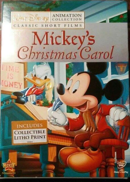 New Walt Disney Animation Collection Mickeys Christmas Carol Dvd W