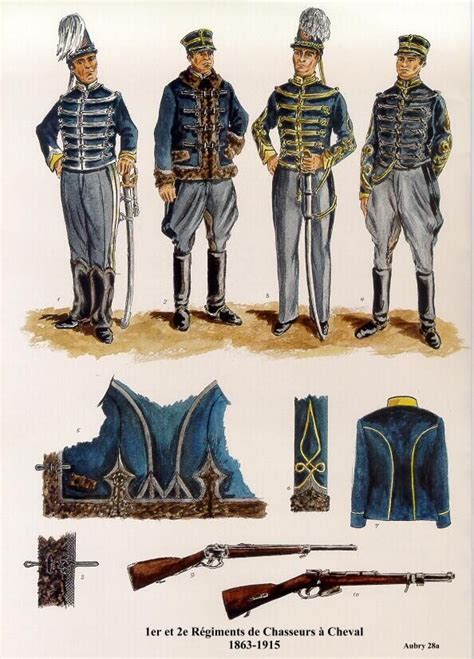 Les 1er Et 2e Regiments De Chasseurs à Cheval Army Uniform Military