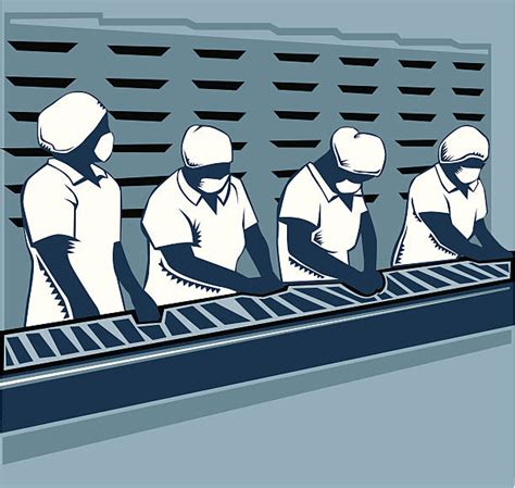 Silhouette Of The Assembly Line Illustrations Royalty Free Vector Graphics And Clip Art Istock