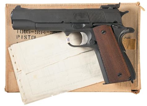 Documented Exceptional Us Remington Randcolt Model 1911a1 National