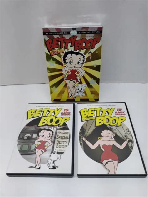 Betty Boop 2 Disc Collection Dvd 42 Classic Cartoons No Keychain 14