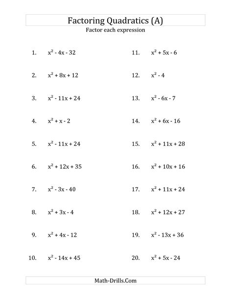 Below is a continuous list of algebra 1 regents exams administered from june 2014 to january 2020. 34 Factoring Polynomials Worksheet With Answers Algebra 2 ...