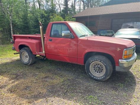1991 Dodge Dakota Pickup Red Rwd Automatic Little Red Express Package